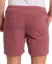 6" Corduroy Cabana Short in Rose Brown