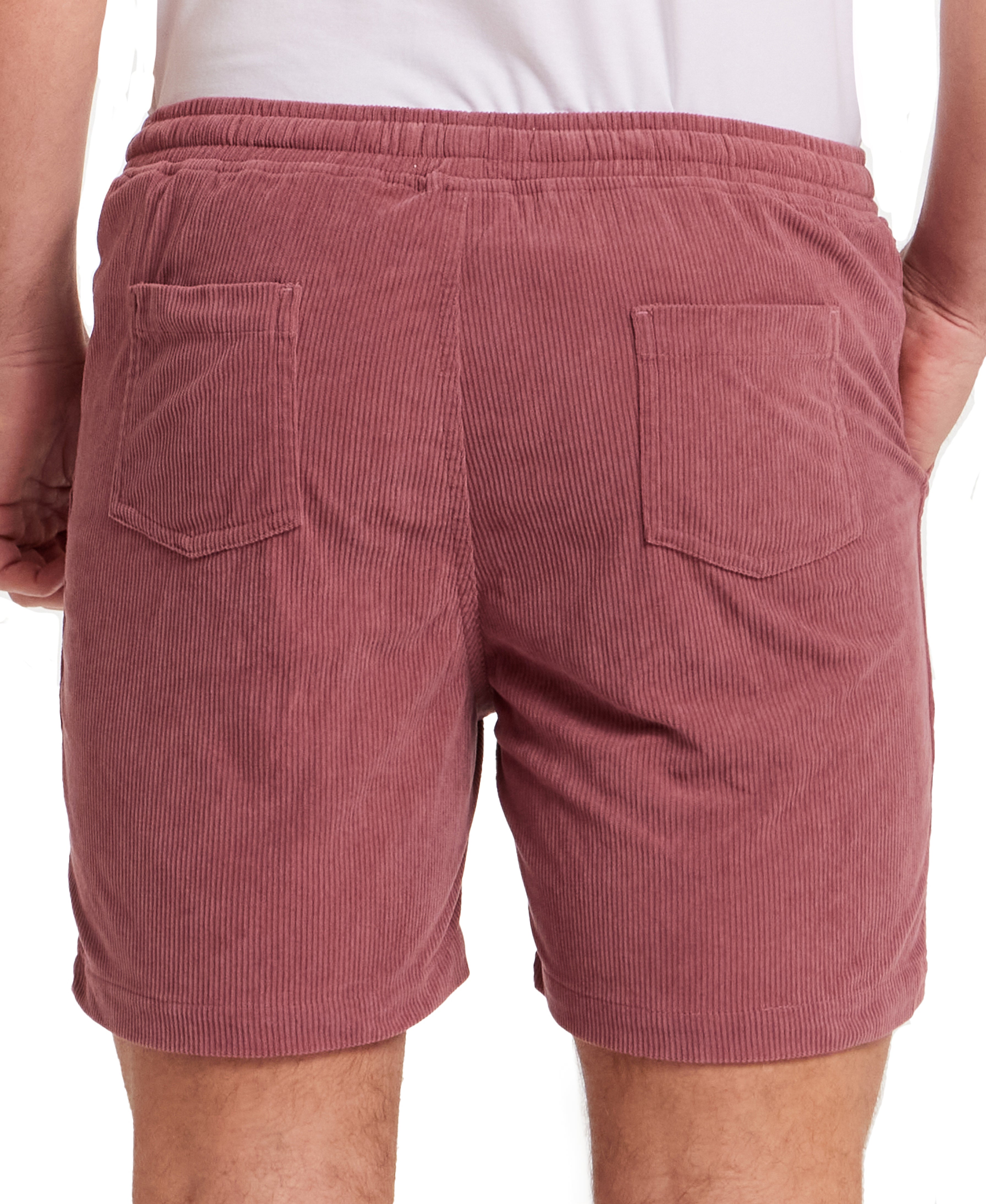 6" Corduroy Cabana Short in Rose Brown