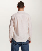 Washed Dobby Button-Down Shirt in Ecru
