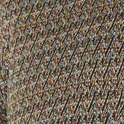 Bold Pattern Jacquard Button Down Shirt in Dark Khaki