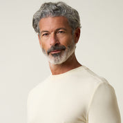 Long Sleeve Crew Neck in Ivory