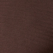 Long Sleeve Crinkle Henley in Brown