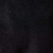 Two-Tone Cord 5 Pocket Pants in Black