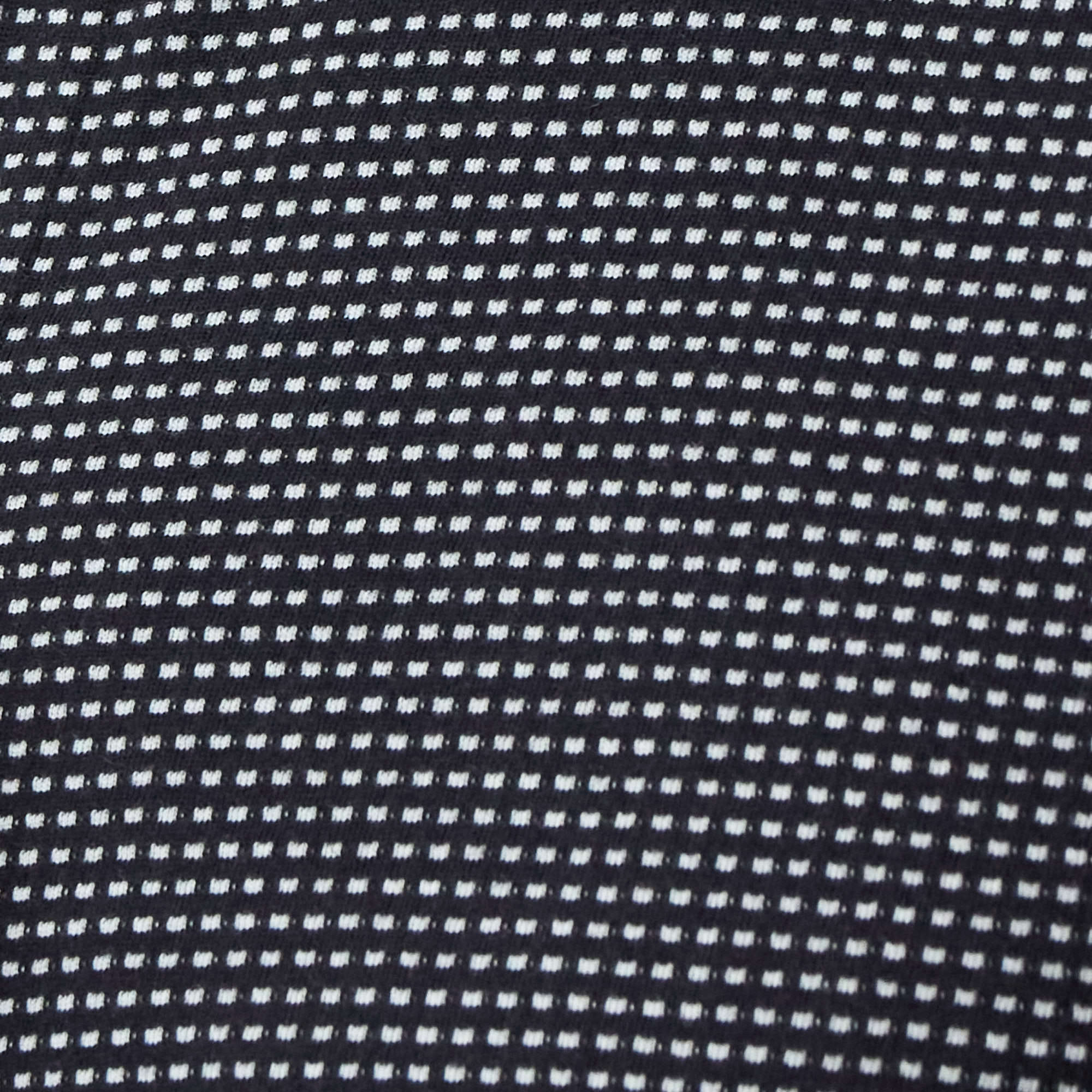 Dobby Button Down Shirt in Black