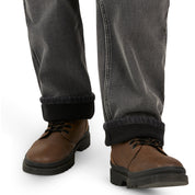 Regular Fit Fleece Lined Jeans - Grey Used