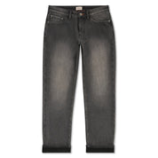 Regular Fit Fleece Lined Jeans - Grey Used
