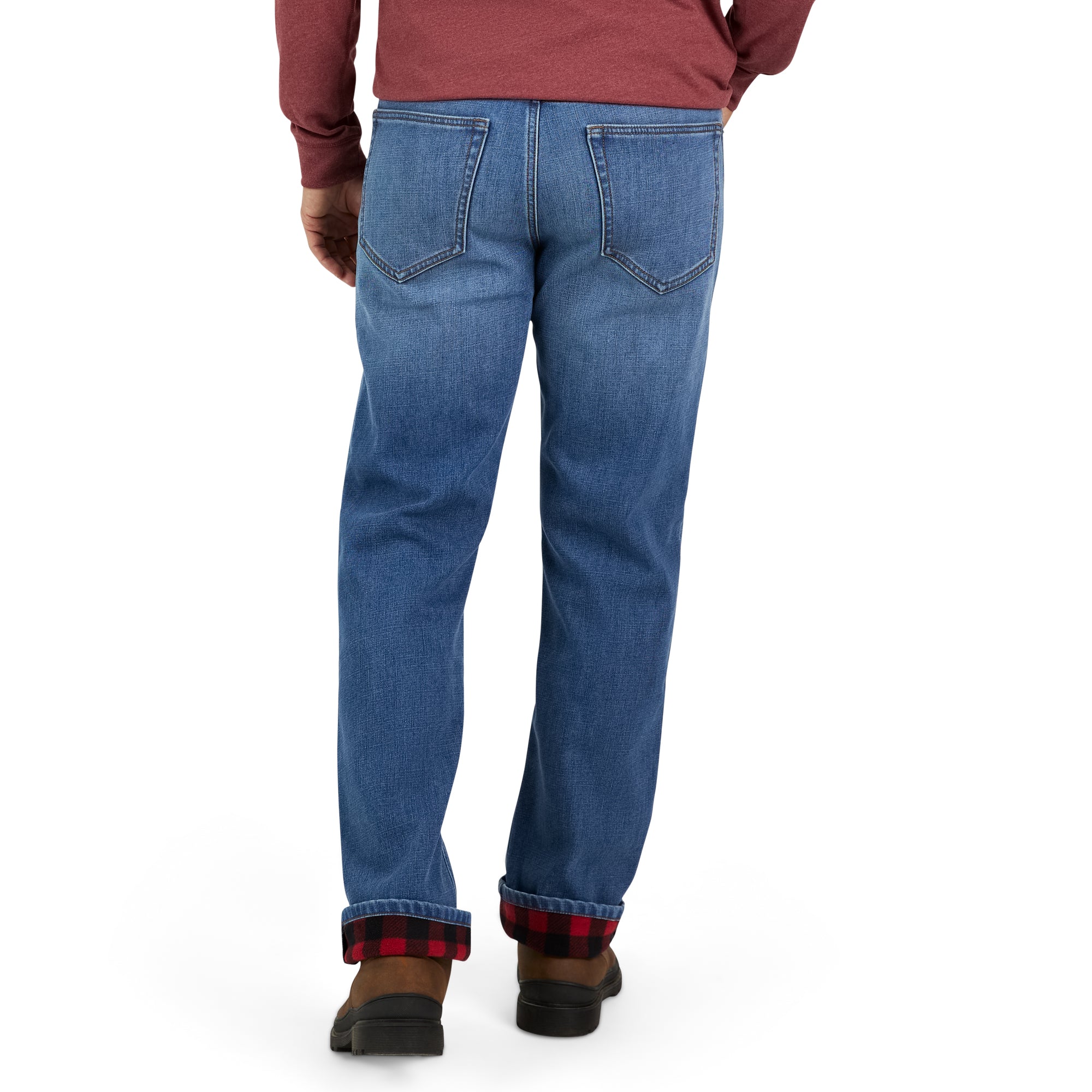 Regular Fit Fleece Lined Jeans - Mistique Wash