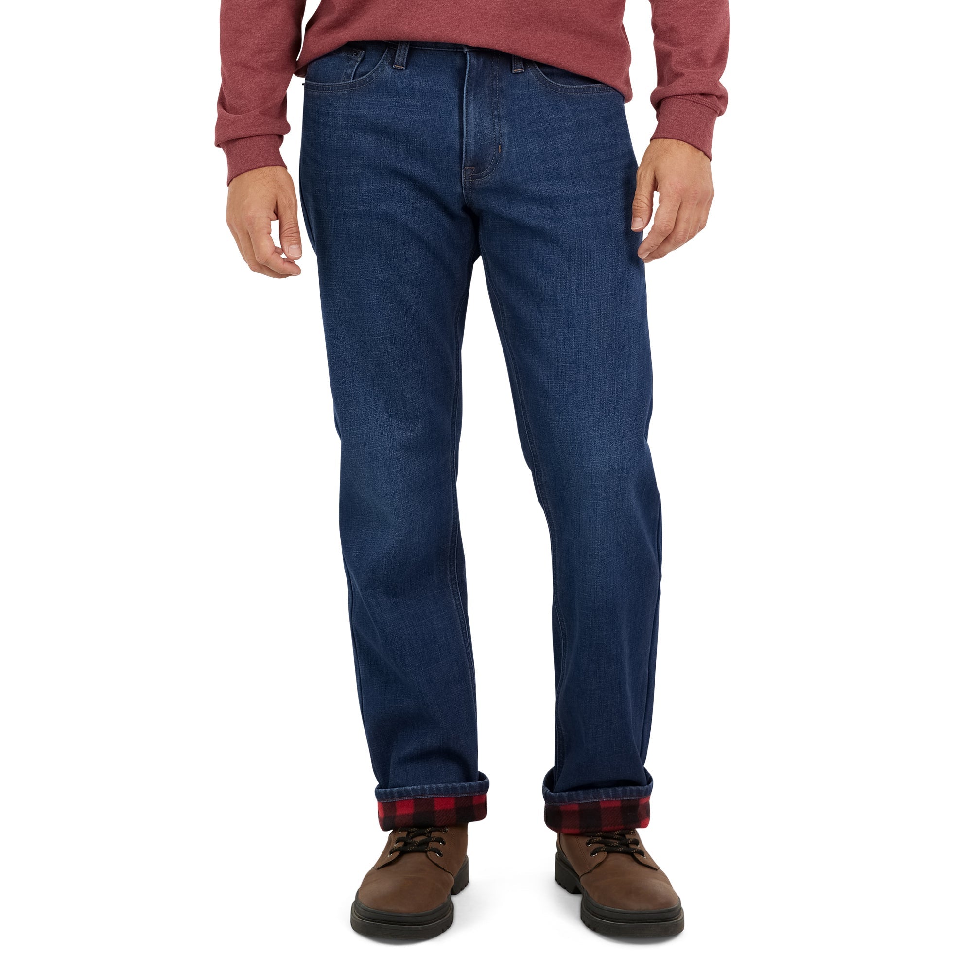 Regular Fit Fleece Lined Jeans - Osaka