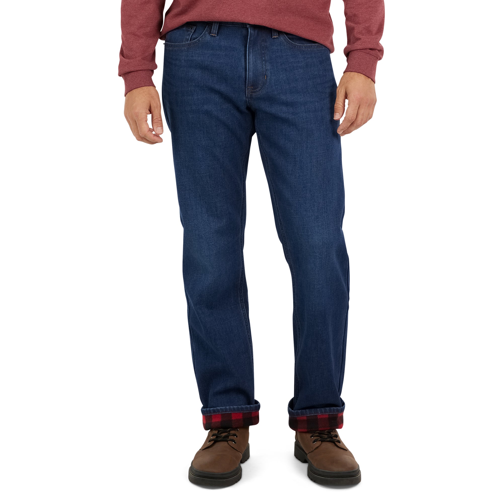 Regular Fit Fleece Lined Jeans - Osaka