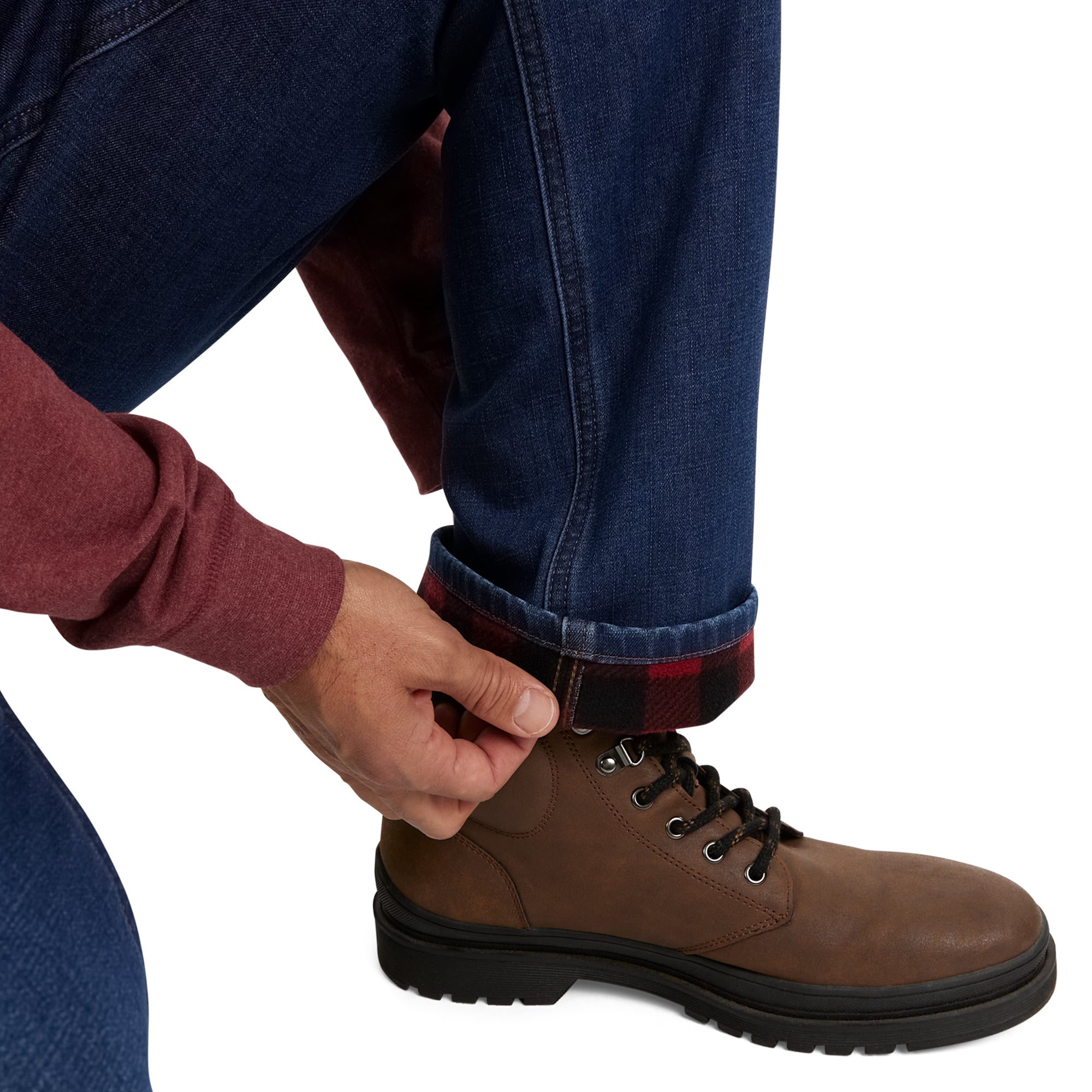 Regular Fit Fleece Lined Jeans - Osaka