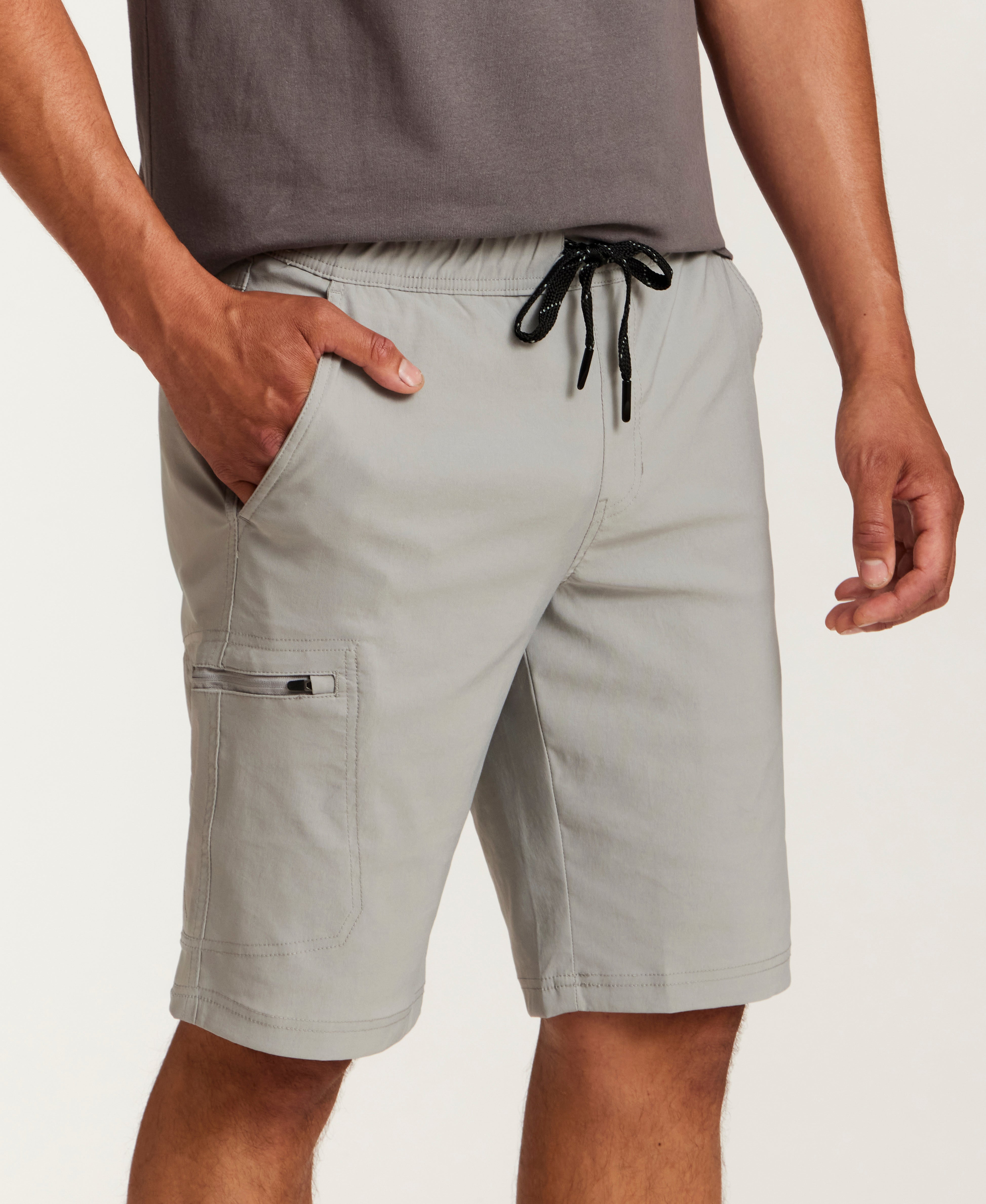 The Stratton Pull On Short in Quicksilver