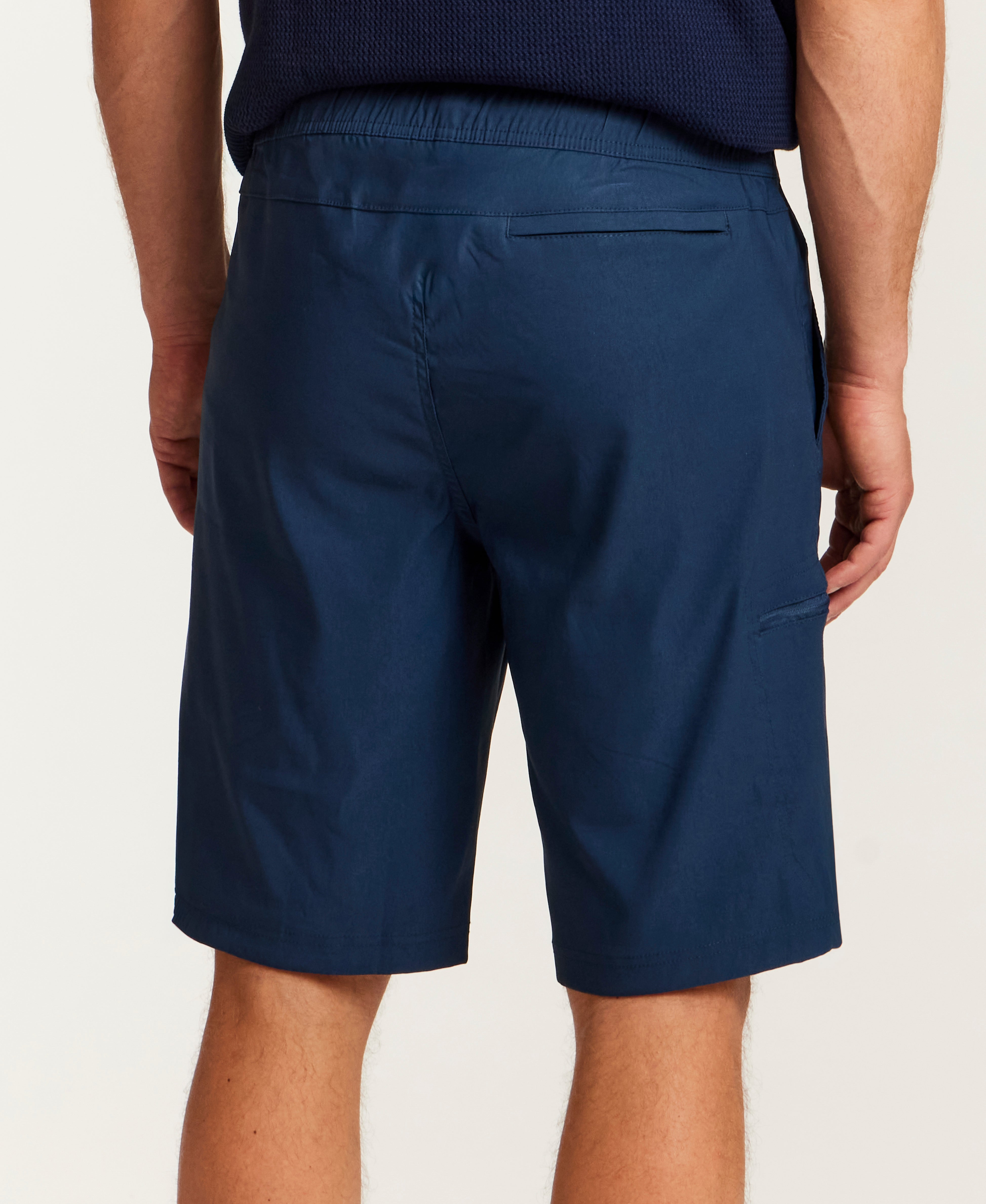 The Stratton Pull On Short in Titan Blue