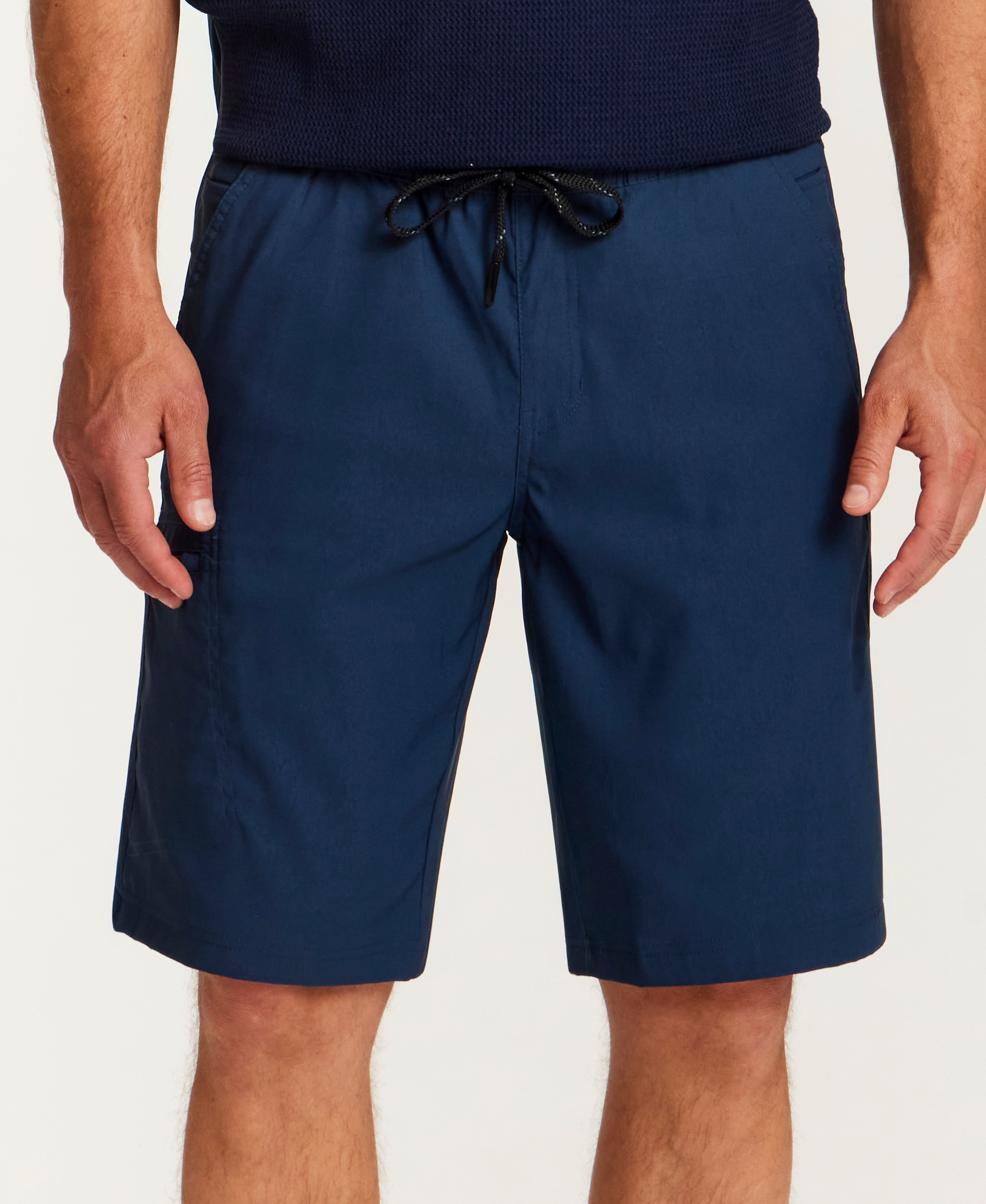 The Stratton Pull On Short in Titan Blue