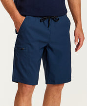The Stratton Pull On Short in Titan Blue