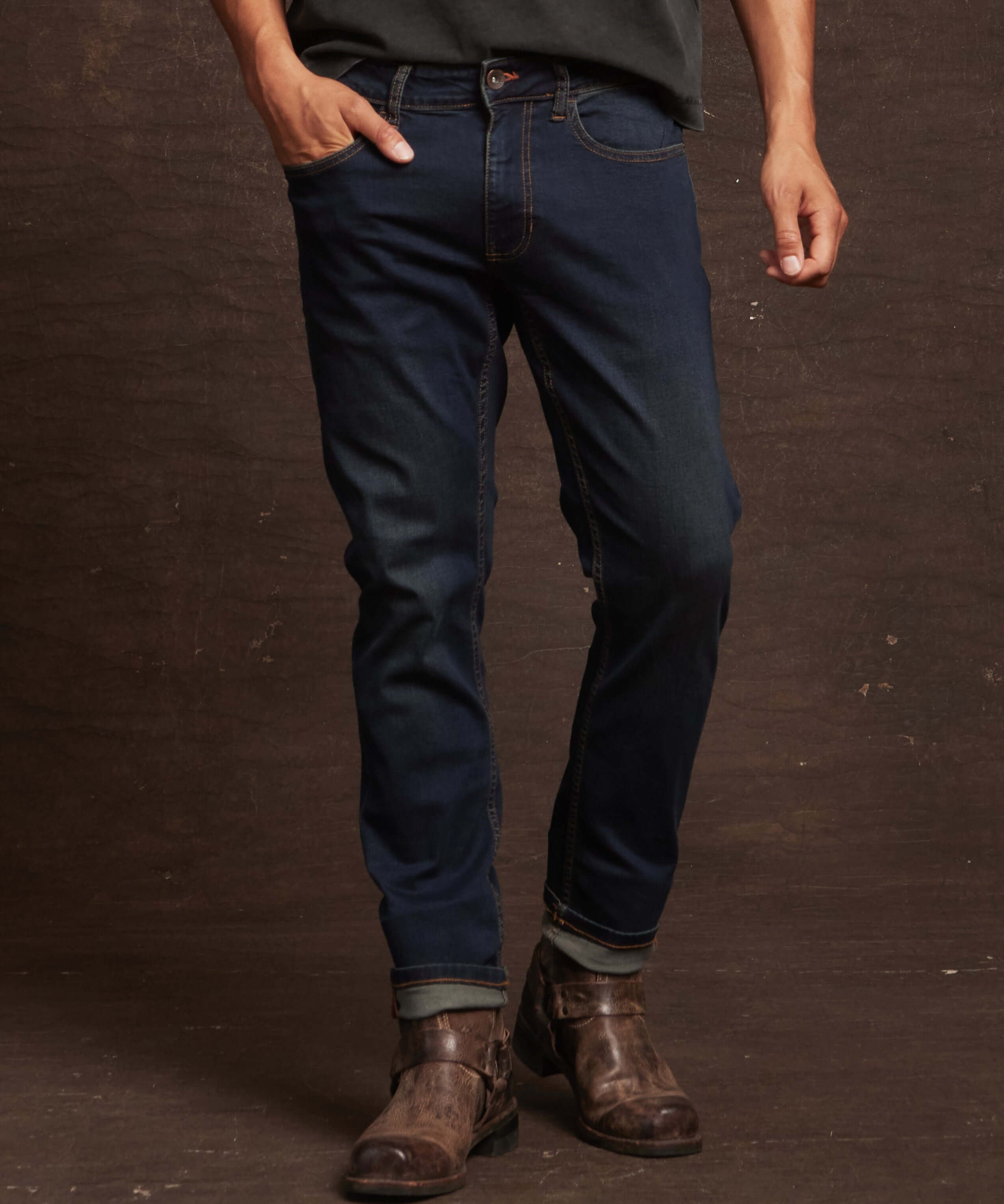 Slim Fit Denim Jeans In Moon Shadow | Jeans | Weatherproof Vintage
