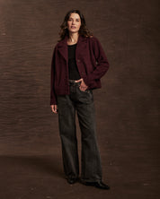 Women's Teddy Fleece Jacket in Fig