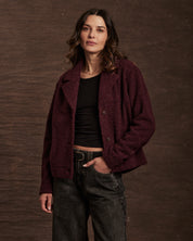 Women's Teddy Fleece Jacket in Fig