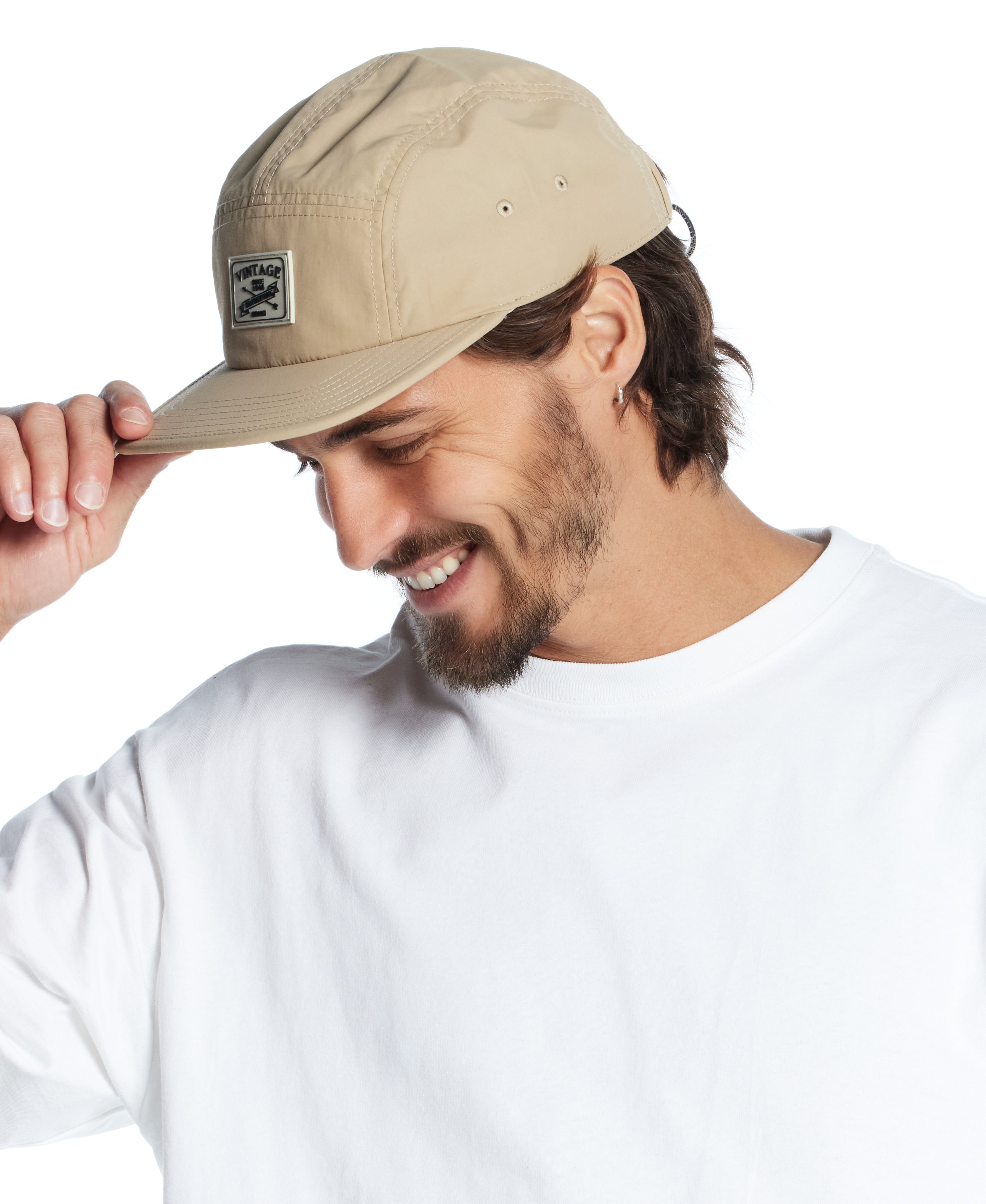 Vintage Jogger Cap in Khaki
