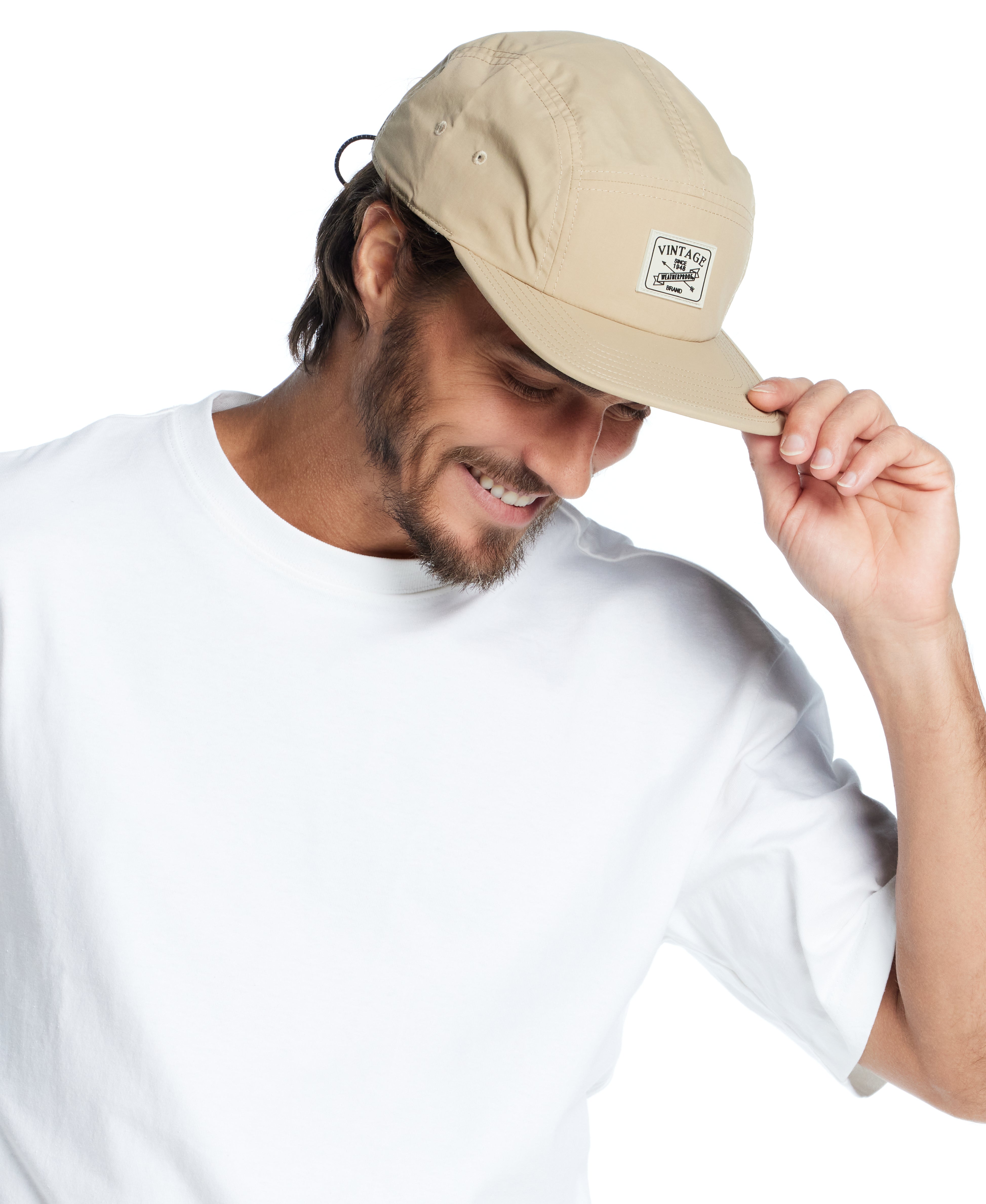 Vintage Jogger Cap in Khaki