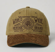 Outfitter Canvas & Cord Cap in Brown