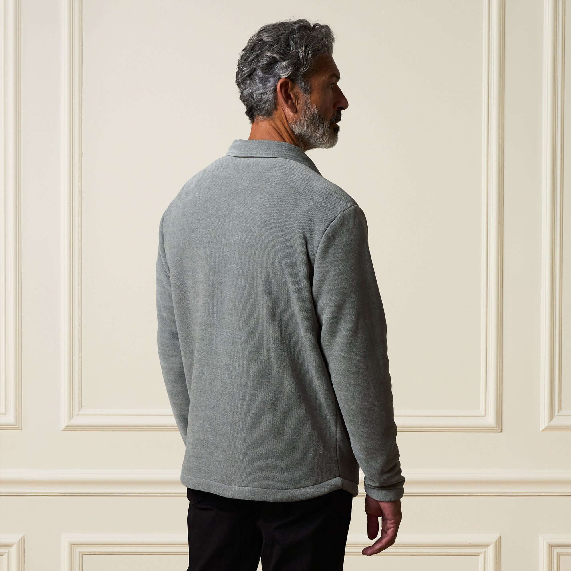 Brushed Corded Shirt Jacket in Ultimate Grey | Weatherproof® Vintage