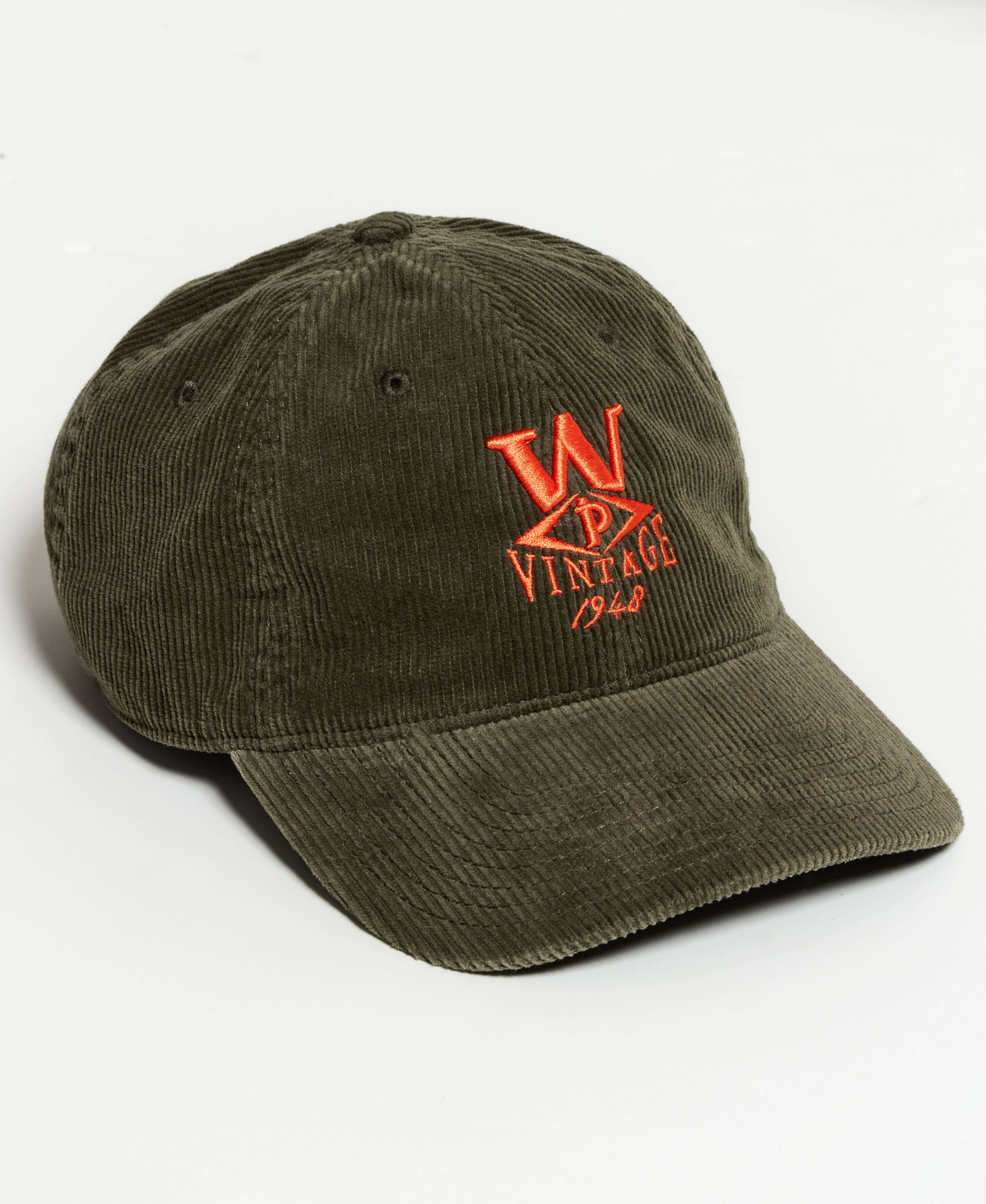 Corduroy Relaxed Hat in Olive | Weatherproof® Vintage