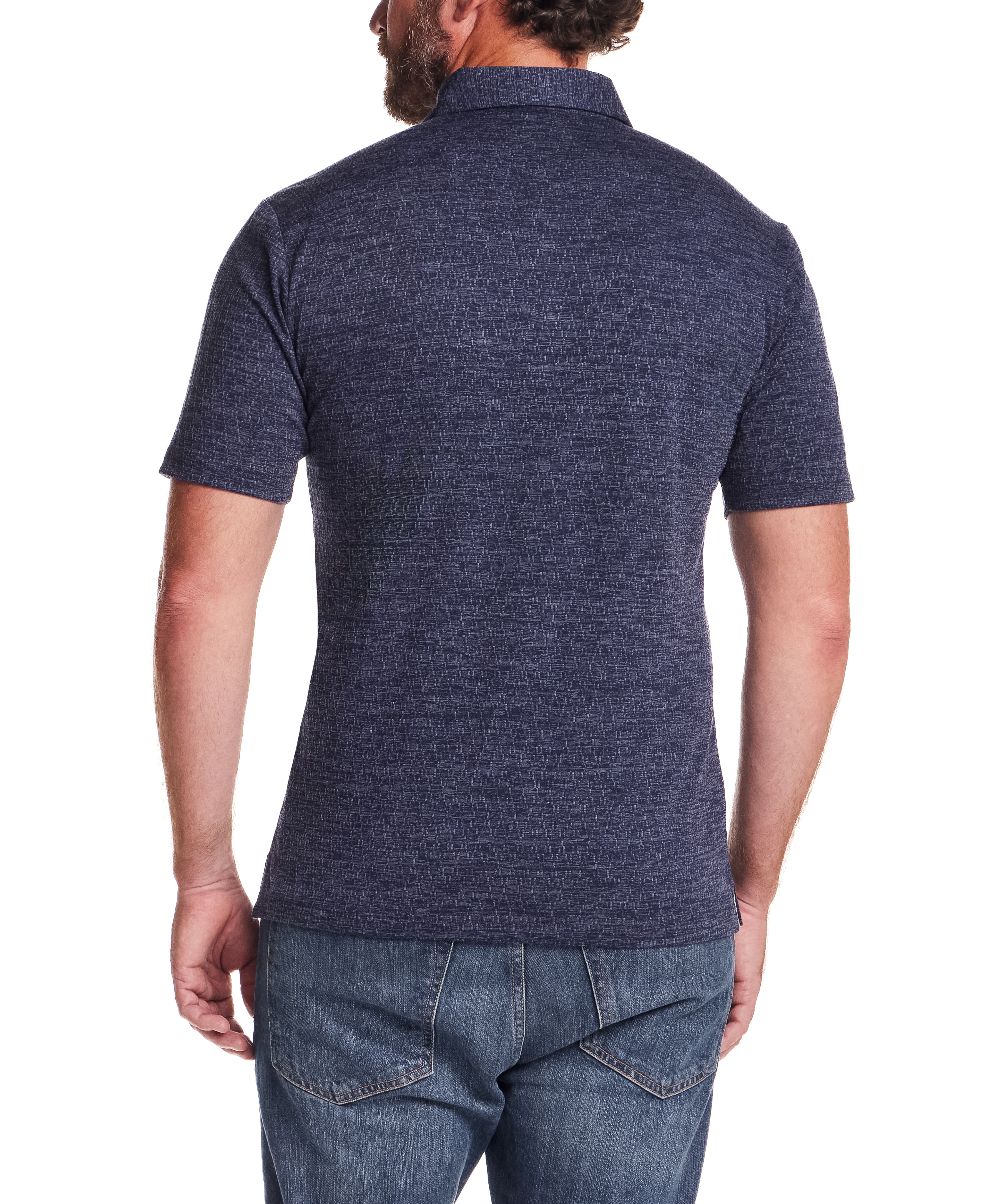 diamond-texture-polo-maritime-blue-back-view-subtle-knit-comfortable-stretch-blend.jpg
