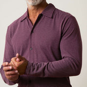 Dobby Button Down Shirt in Burgundy