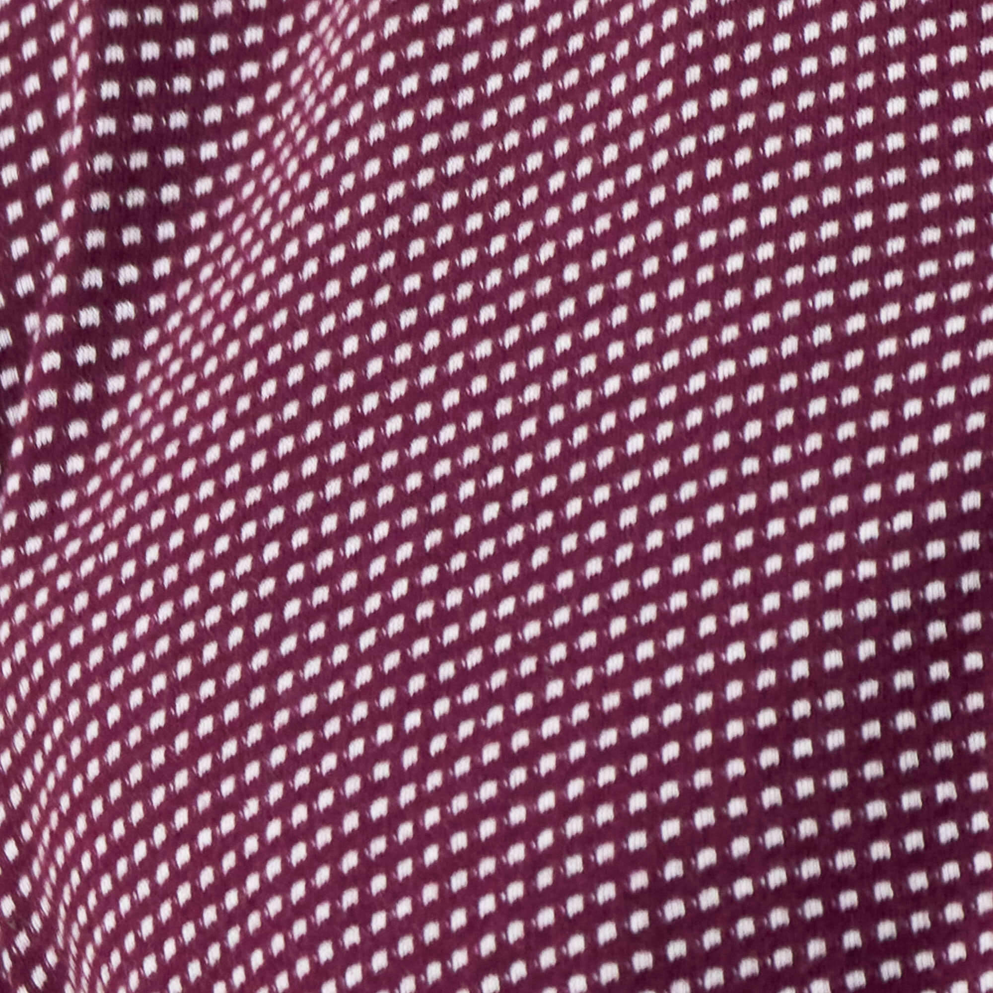Dobby Button Down Shirt in Burgundy