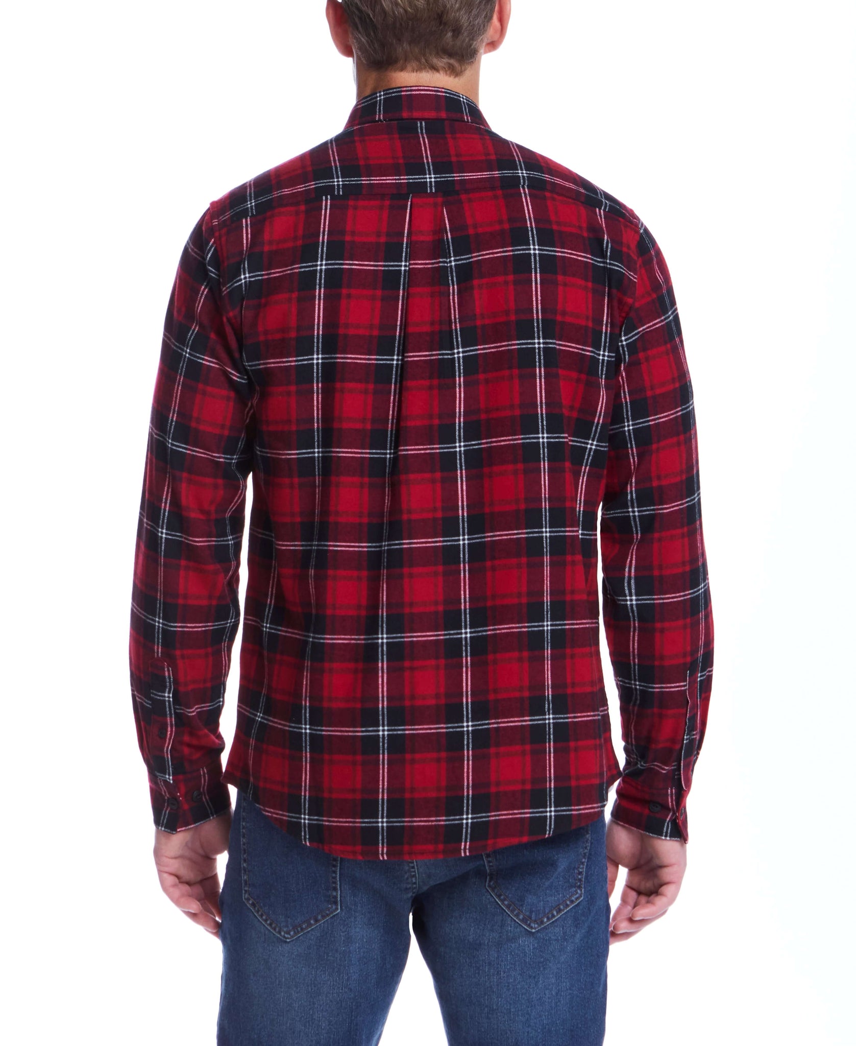 Weatherproof Vintage Holiday Antique Flannel Shirt - Red Weatherproof Vintage Holiday Antique Flannel Shirt - Red