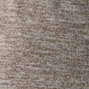 Long Sleeve Mixy Henley in Dark Brown textured fabric close-up, showcasing soft material.