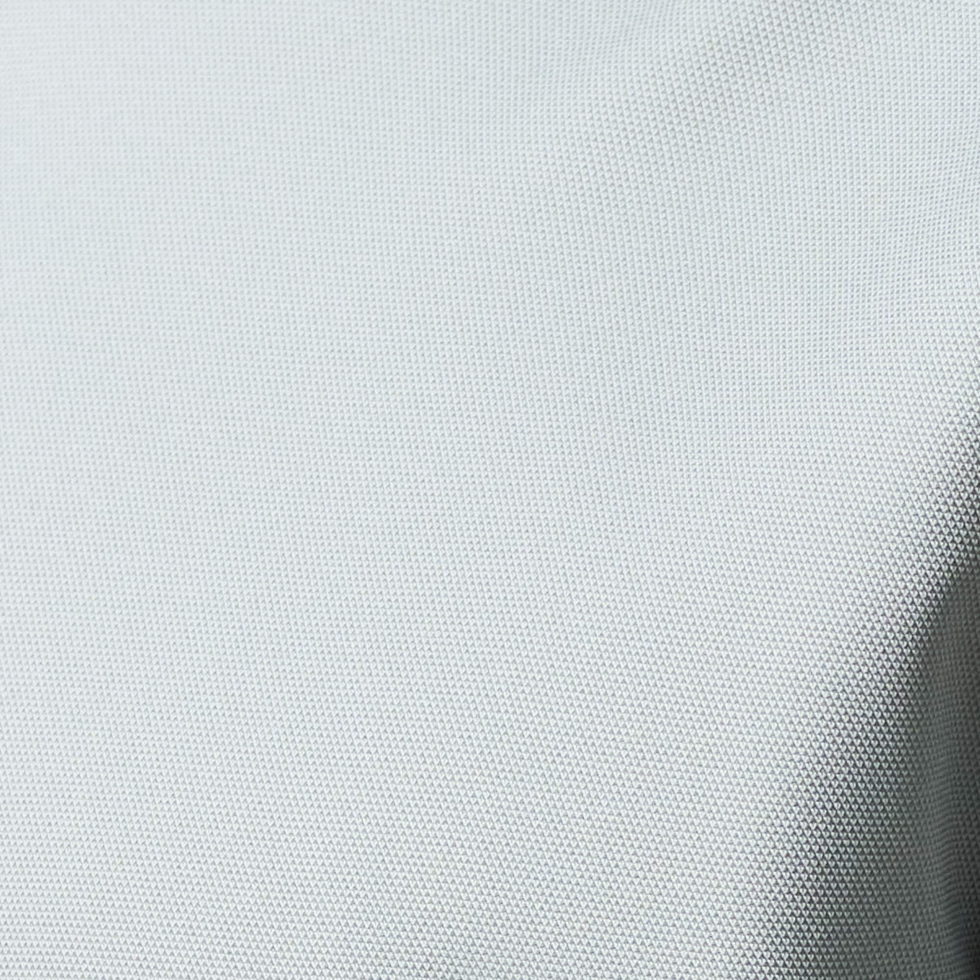 Close-up view of the fabric texture for the Long Sleeve Shirt in Medium Grey.