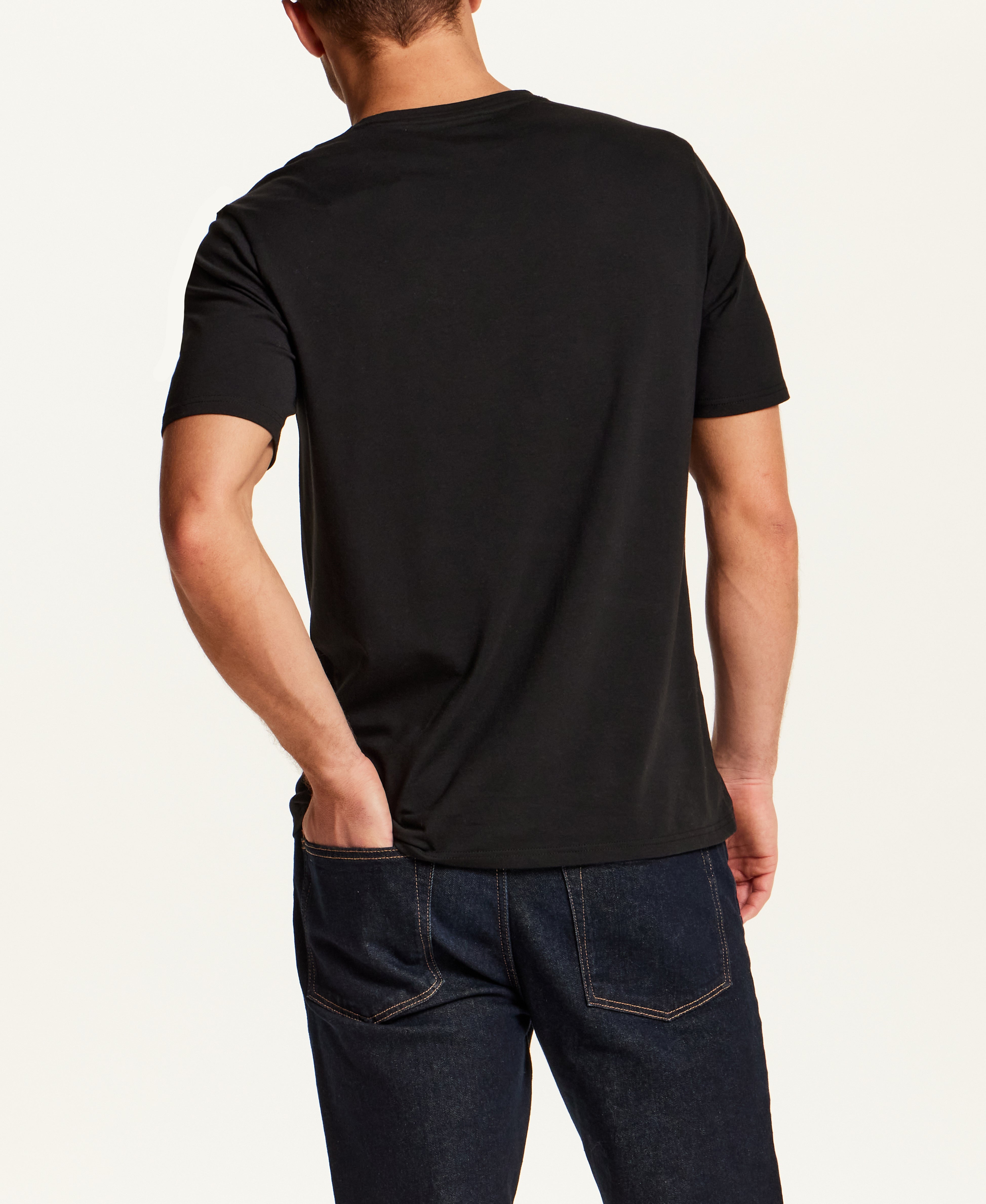 Super Soft Crewneck Tee in Black