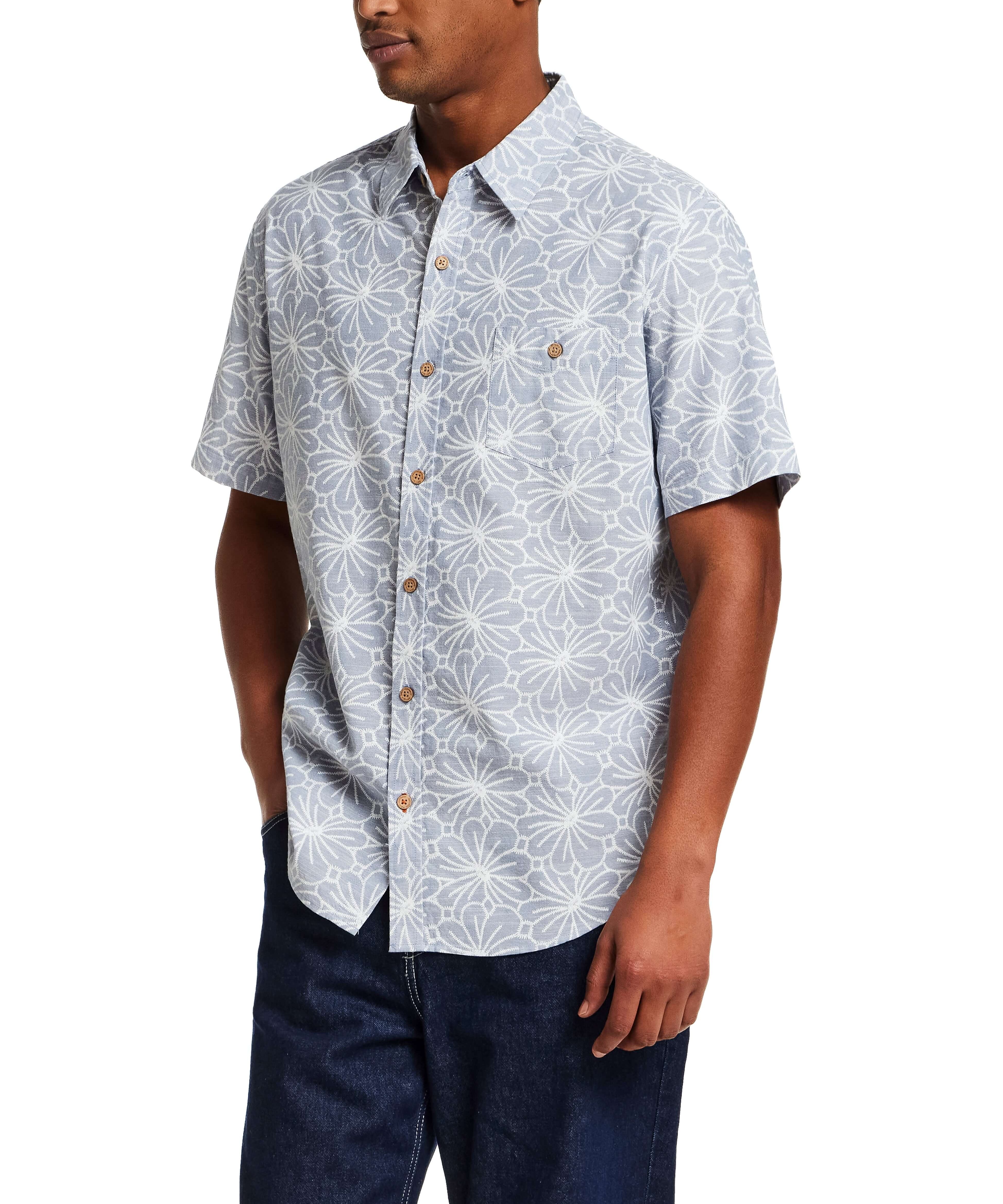 mens-cotton-linen-texture-shirt-infinity-blue-floral-pattern.jpg