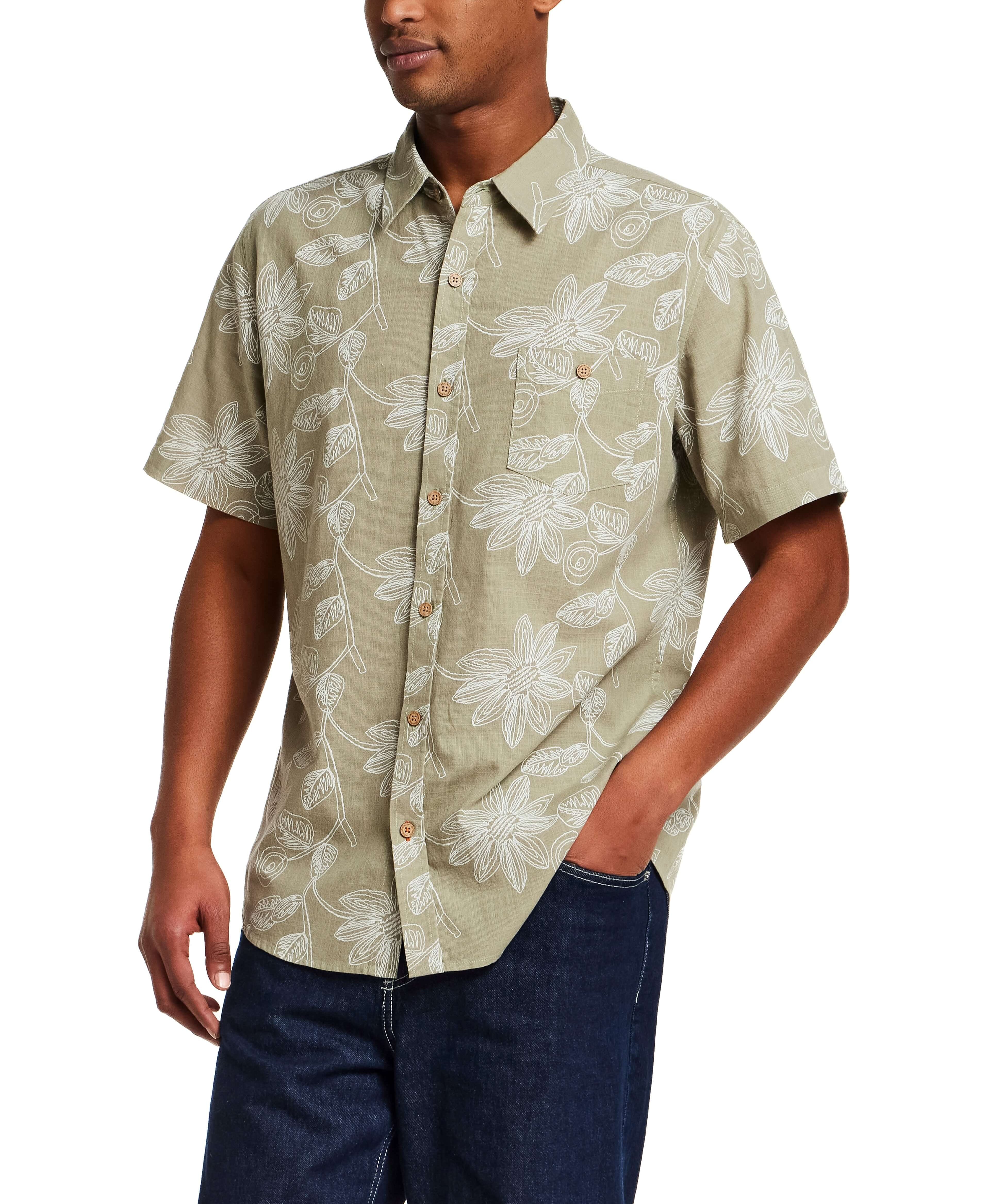 mens-cotton-linen-texture-shirt-sea-grass-floral-pattern.jpg