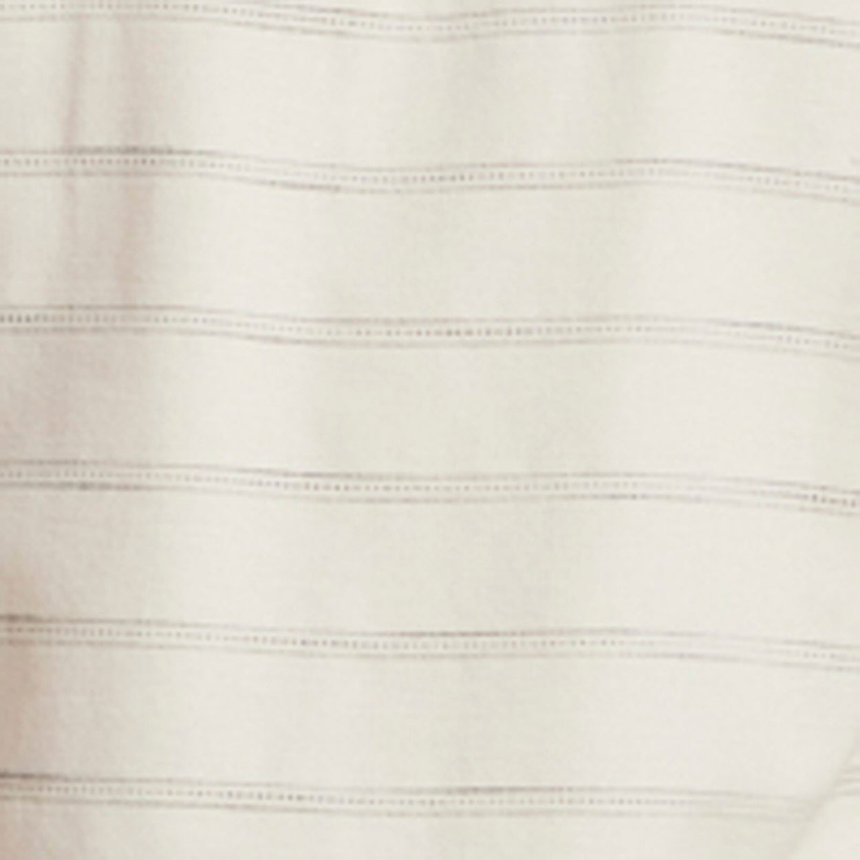 Textured Horizontal Stripe Button-Down Shirt in Turtle Dove fabric close-up showing horizontal stripe pattern.