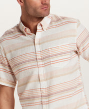 Short Sleeve Country Twill in Ginger Spice featuring smooth fabric with a classic look and comfortable fit.