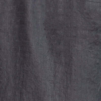 Close-up texture of Long Sleeve Linen Shirt in Grey, featuring lightweight and relaxed linen fabric.