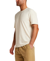Super Soft Crewneck Tee in Stone