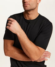 Super Soft Crewneck Tee in Black