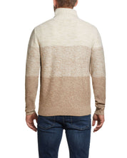 Ombre Button Mock In Natural
