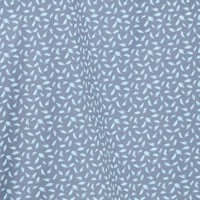 Peached Poplin Mini Print In Blue Fin