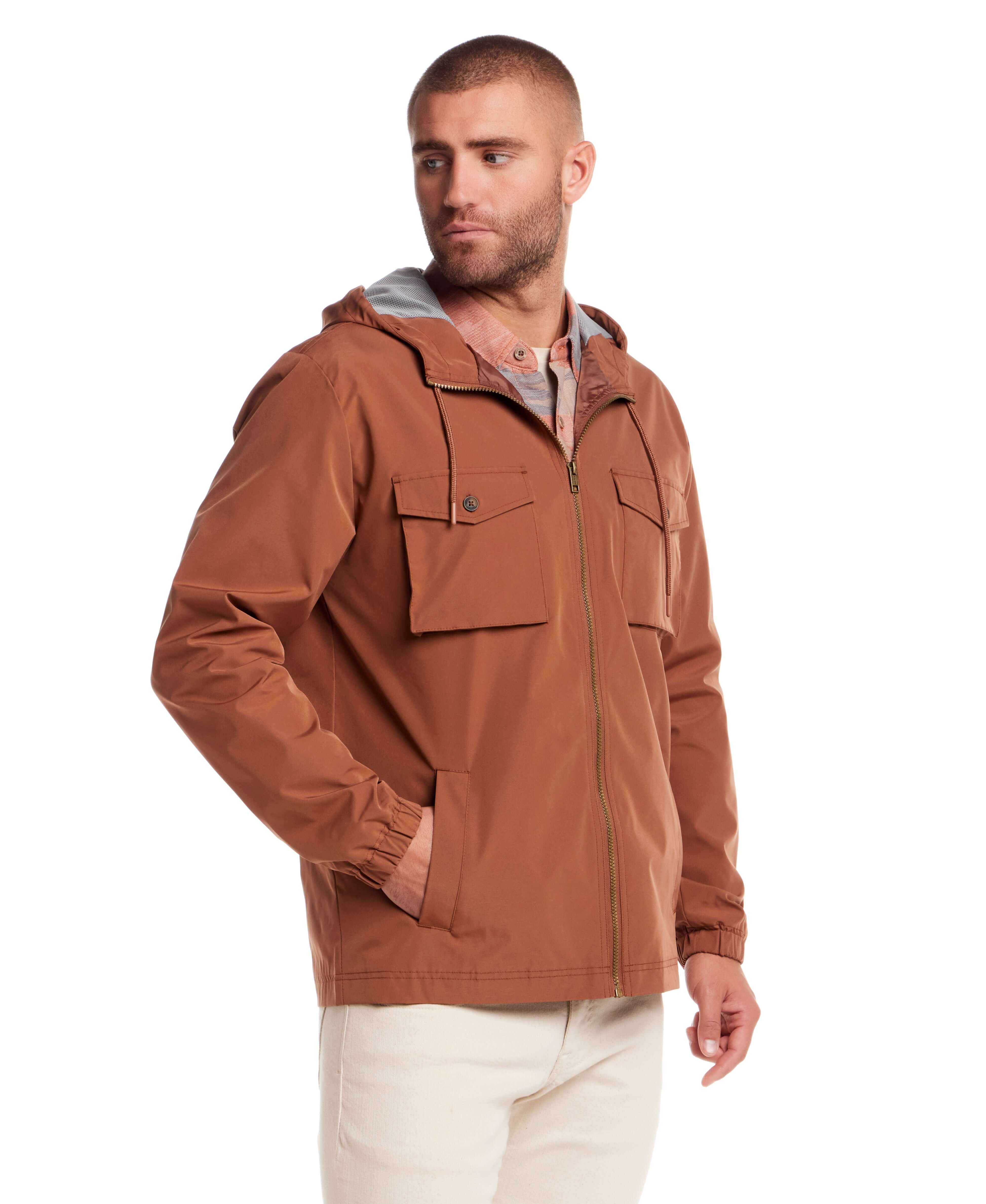 Poly Memory Safari Jacket with Hood - Clay – Weatherproof® Vintage