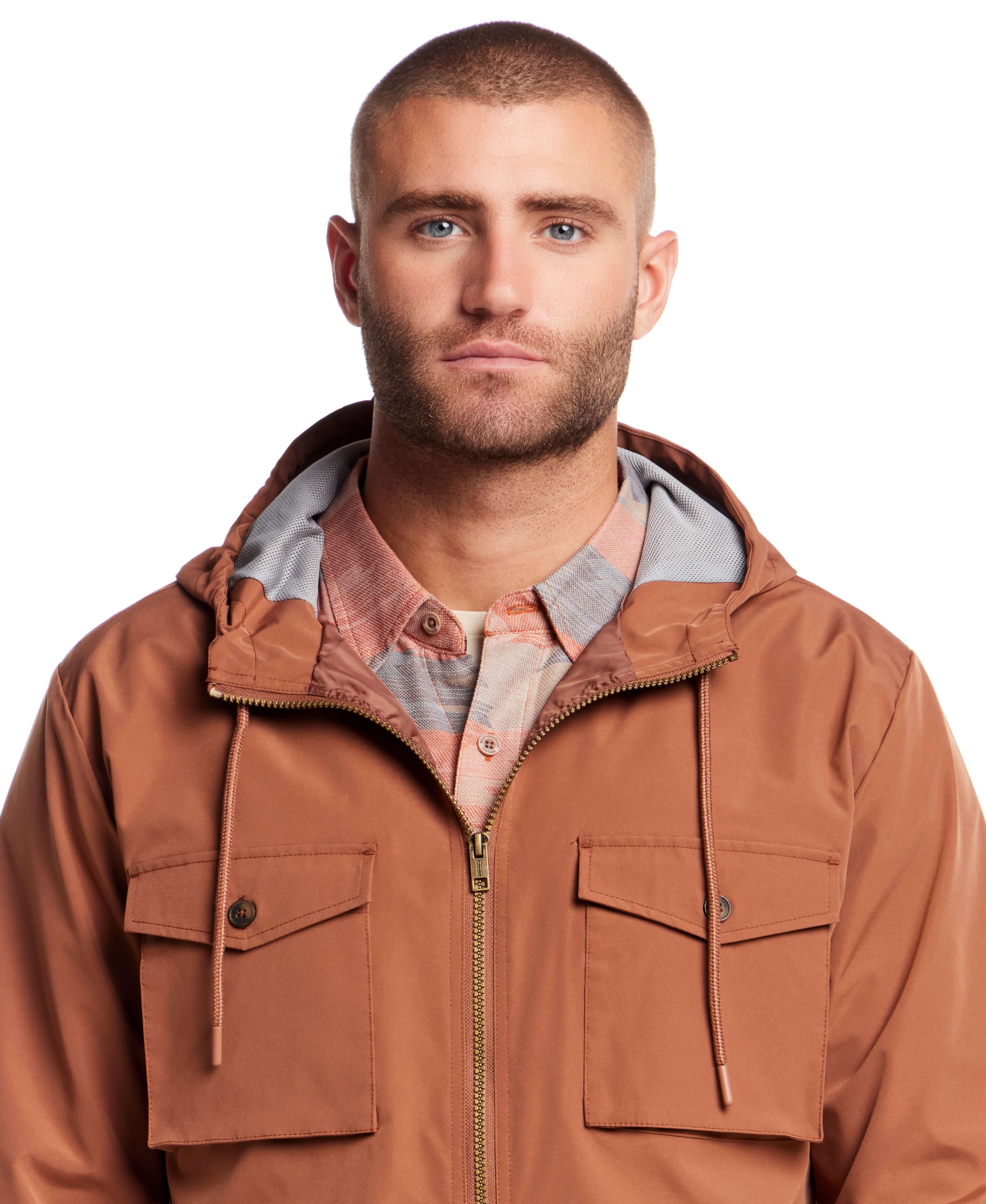 Hooded Safari Jacket in Clay | Weatherproof® Vintage