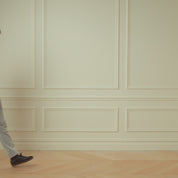 Mini Herringbone Bomber Jacket in Natural