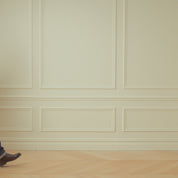 Long Sleeve Brushed Flannel Overshirt in White Plaid