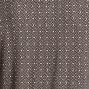 Printed Short Sleeve Polo in Black