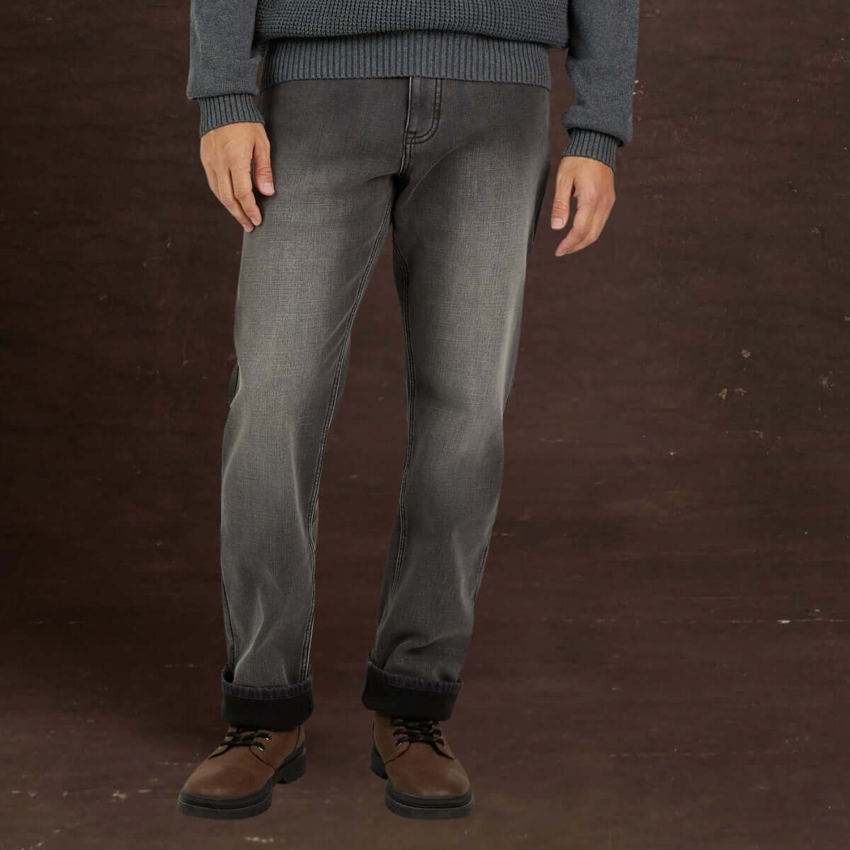 Regular Fit Fleece Lined Jeans Used