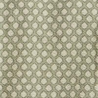 The Medallion Print Seersucker Shirt in Green fabric texture featuring a refined medallion print design.