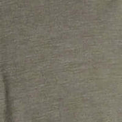Close-up of olive melange fabric texture showcasing a soft knit, perfect for a classic henley shirt.